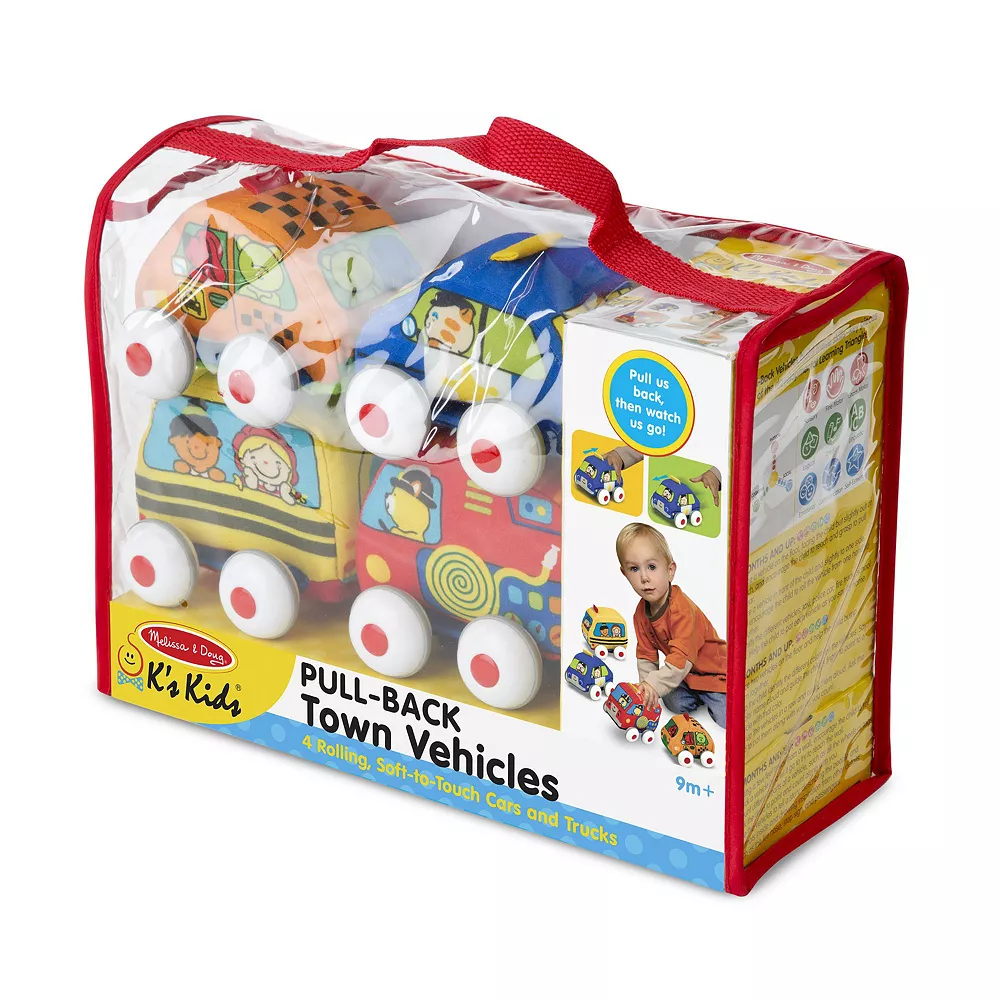 Melissa & Doug K's Kids Pull-Back Vehicles - Image 6