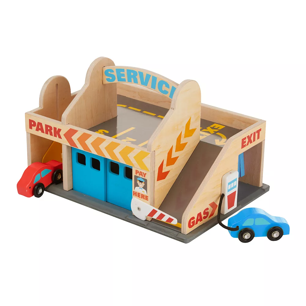 Melissa & Doug Service Station Parking Garage