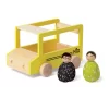 Manhattan Toy MiO School Bus + 2 People Accessory Set