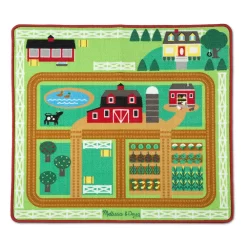 Melissa & Doug Round The Barnyard Farm Rug