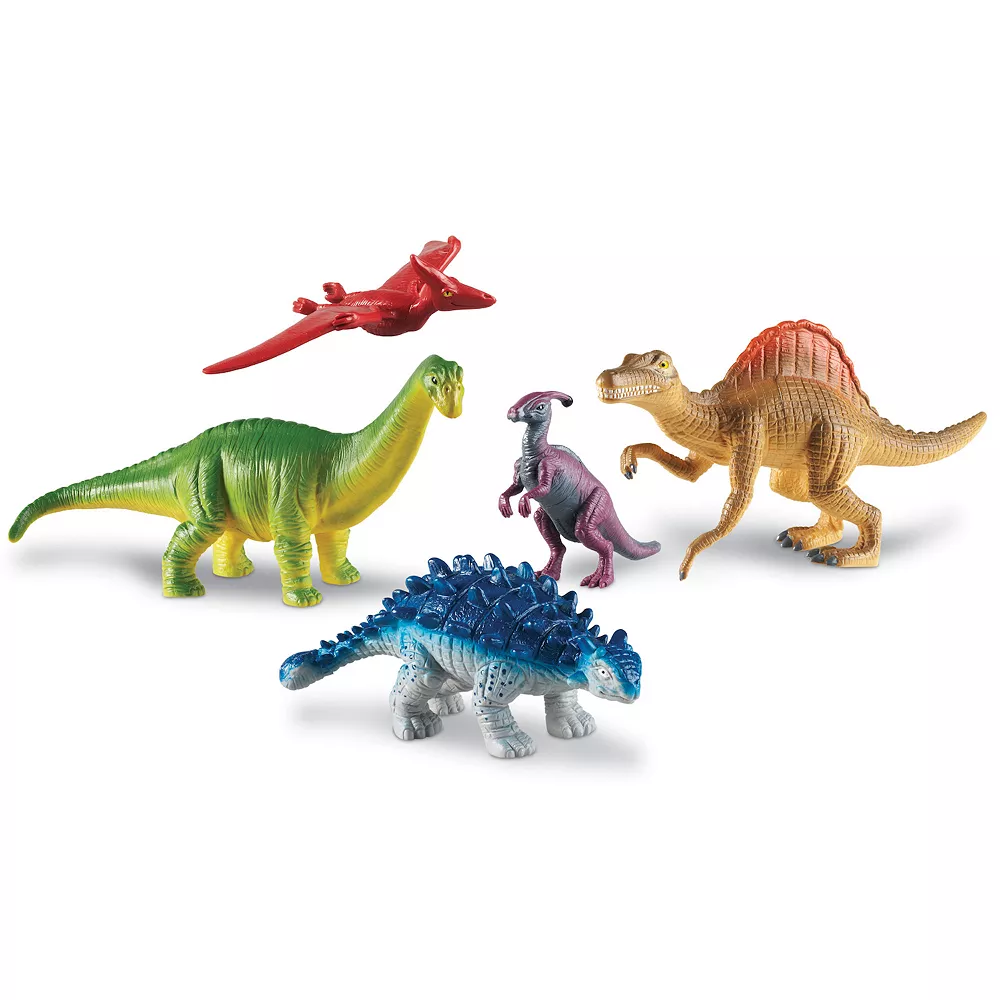 Learning Resources 5-piece Jumbo Dinosaurs 2 Imaginative Playset - Image 3