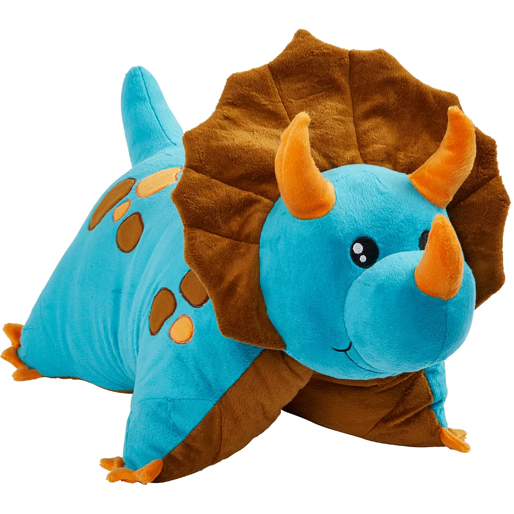Pillow Pets Blue Dinosaur Stuffed Animal Plush Toy