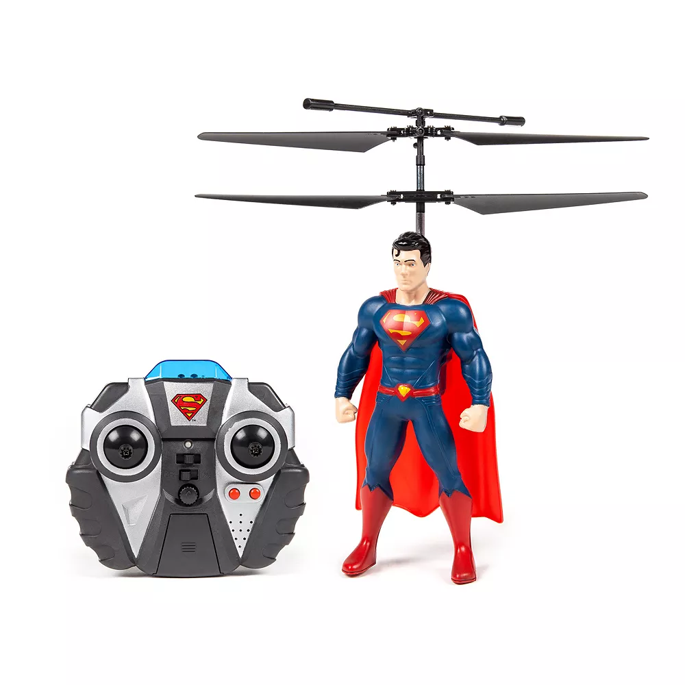 World Tech Toys Superman Flying Figure 2 Channel Helicopter