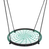 Hey! Play! Spider Web 40-inch Diameter Hanging Tree Rope Saucer Seat