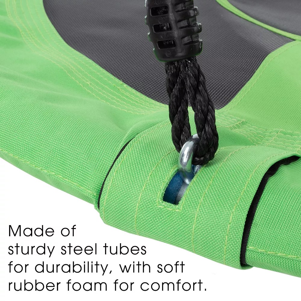 Hey! Play! 40-Inch Diameter Round Disk Hanging Tree Swing - Image 3