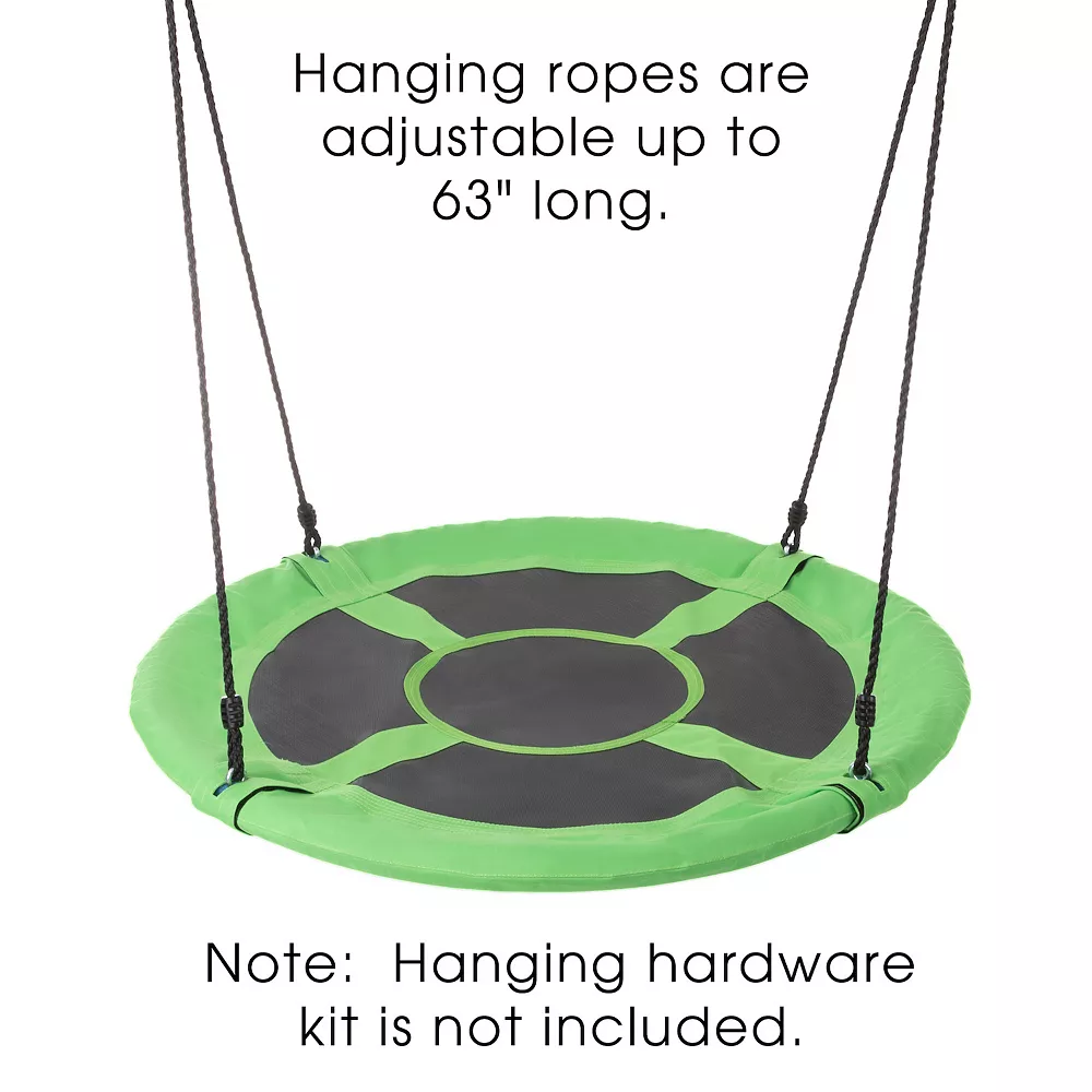 Hey! Play! 40-Inch Diameter Round Disk Hanging Tree Swing - Image 5