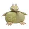 Mina Victory Plushlines Crocodile Pouf Throw Pillow