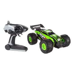 Hey! Play! Remote Control Monster Car - 1:16 Scale, 2.4 GHz RC Off-Road Rugged Toy Vehicle With Spring Suspension & Oversized Wheels