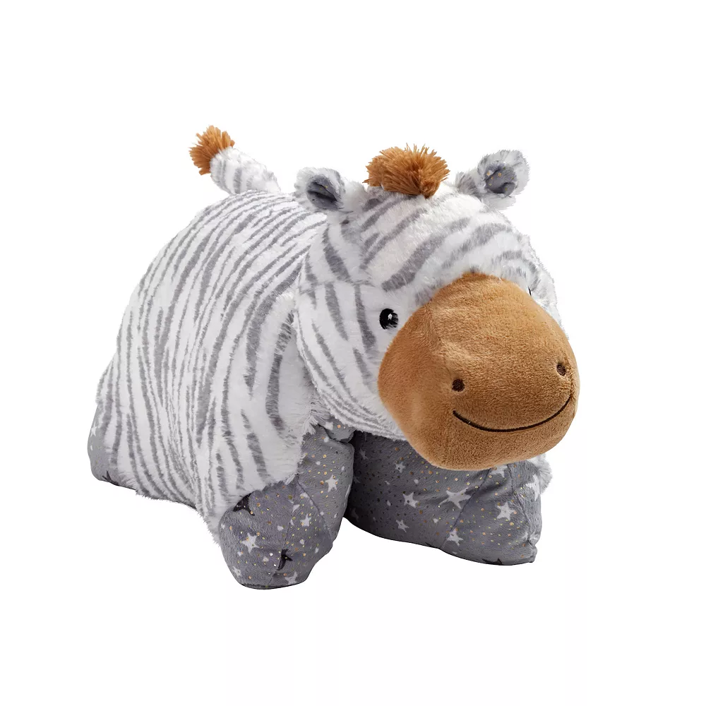 Pillow Pets Naturally Comfy Zebra Stuffed Animal Toy