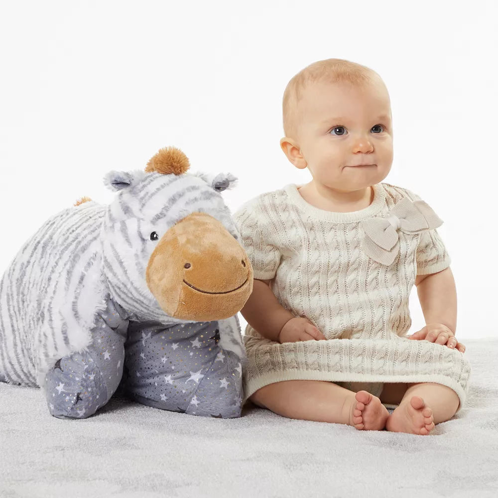 Pillow Pets Naturally Comfy Zebra Stuffed Animal Toy - Image 2