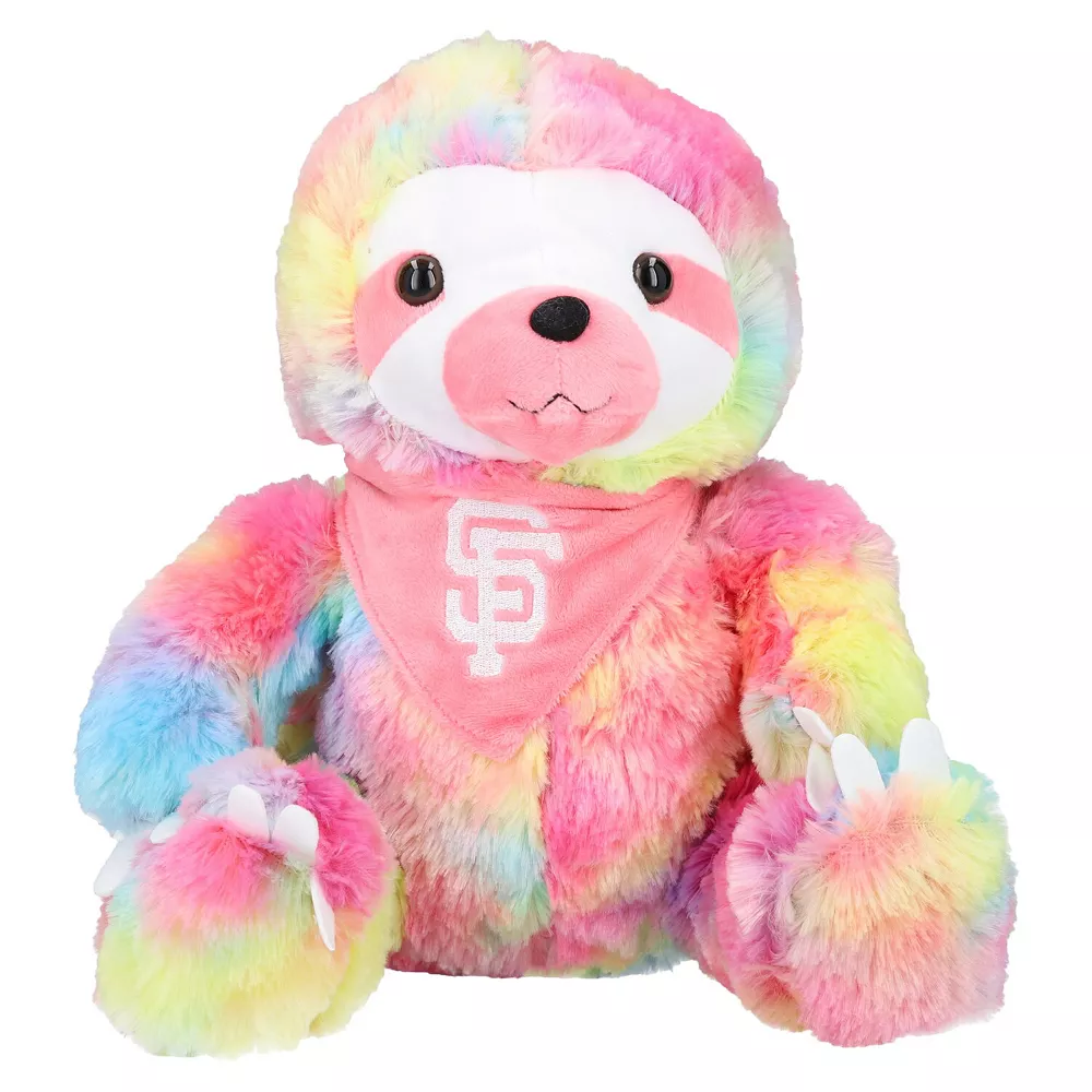 FOCO San Francisco Giants Rainbow Sloth Plush Toy - Image 2