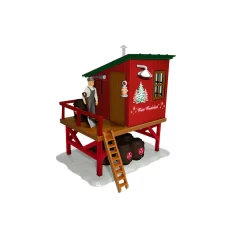 Lionel Winter Wonderland 7-piece Shed With Barrels