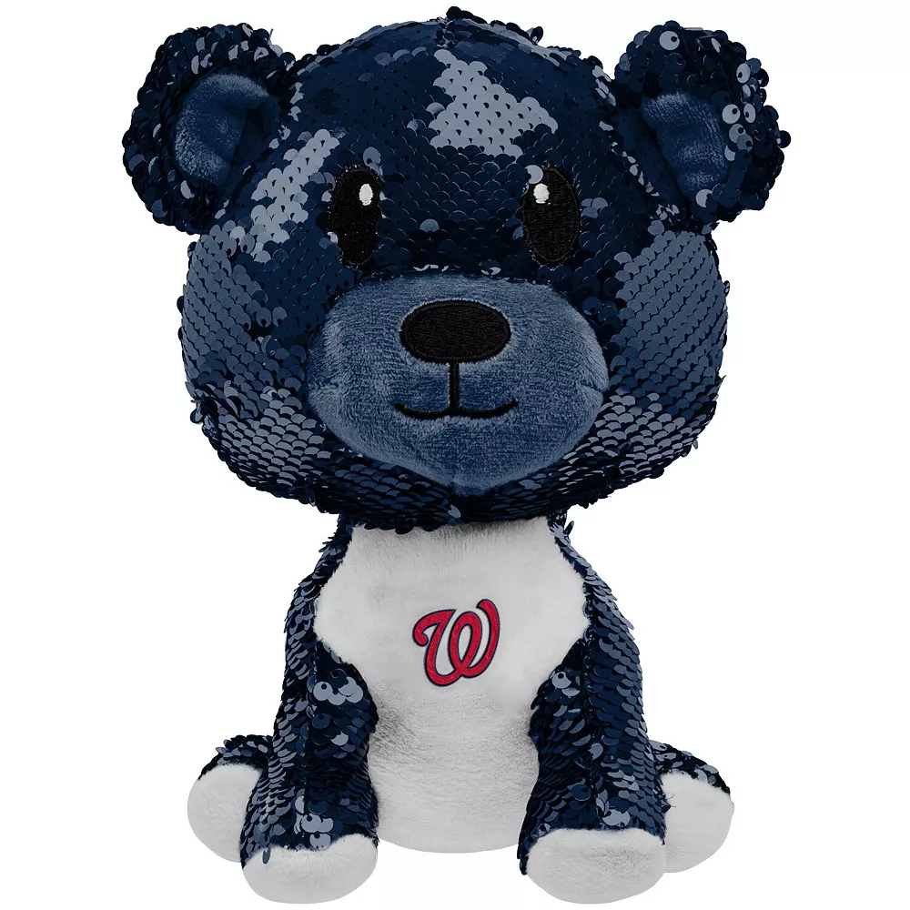 FOCO Washington Nationals Sequin Plush Bear