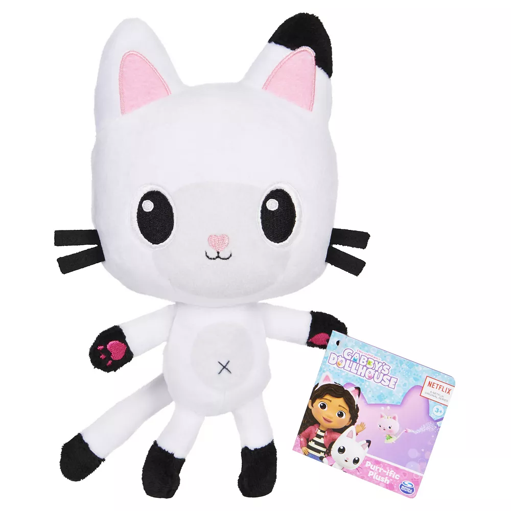 Spin Master DreamWorks Gabby's Dollhouse 8-inch Pandy Paws Purr-ific Plush Toy - Image 4