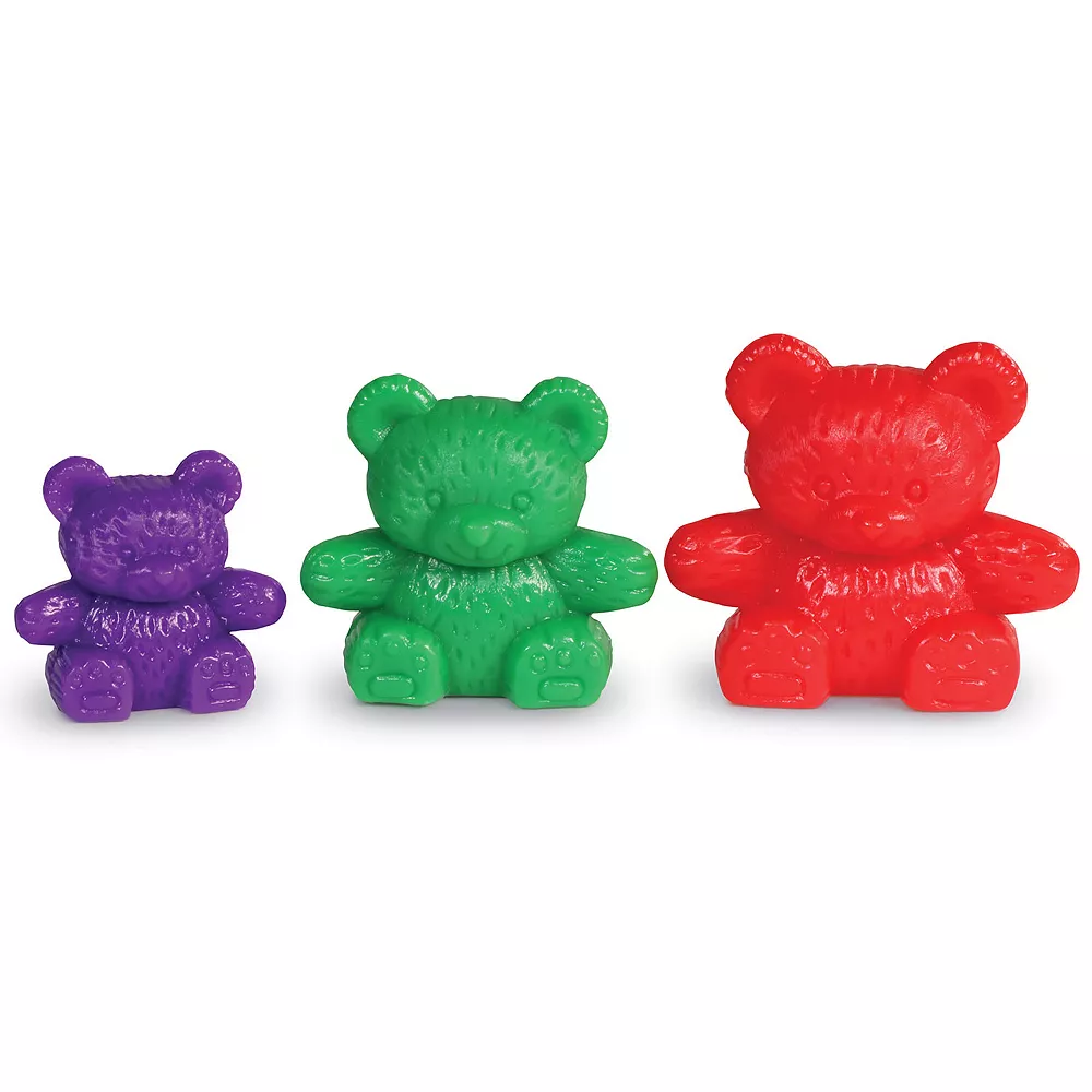 Learning Resources Three Bear Family Rainbow Counters, Set Of 96 - Image 2