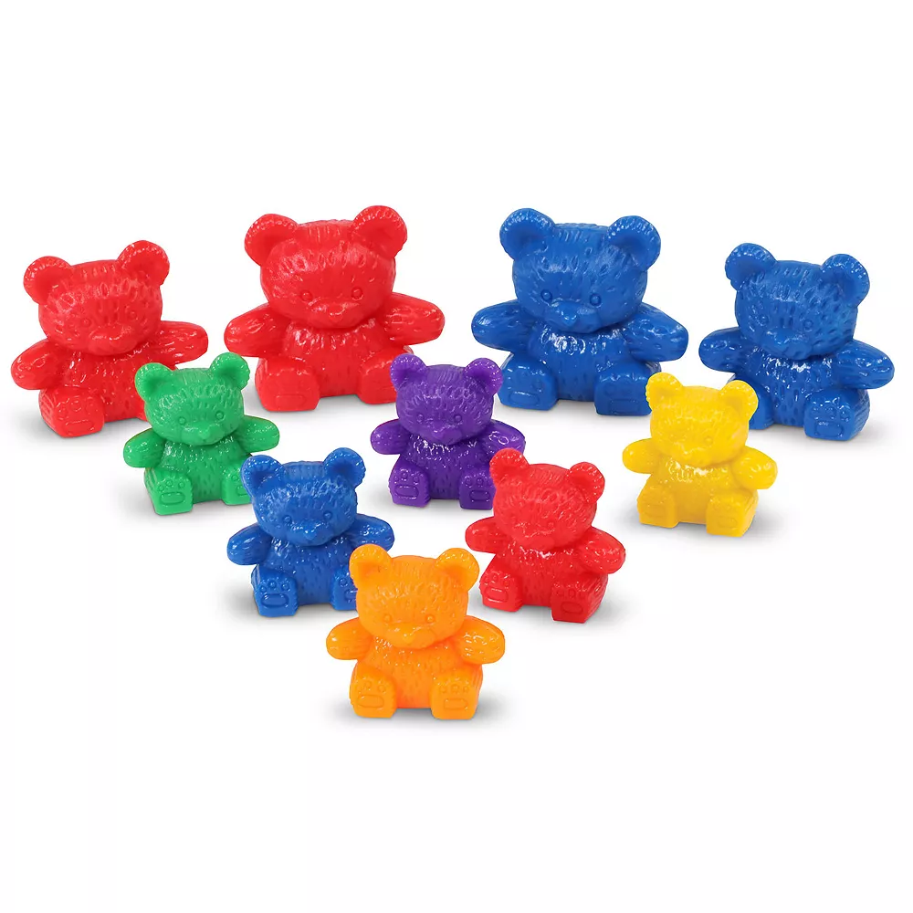 Learning Resources Three Bear Family Rainbow Counters, Set Of 96 - Image 3