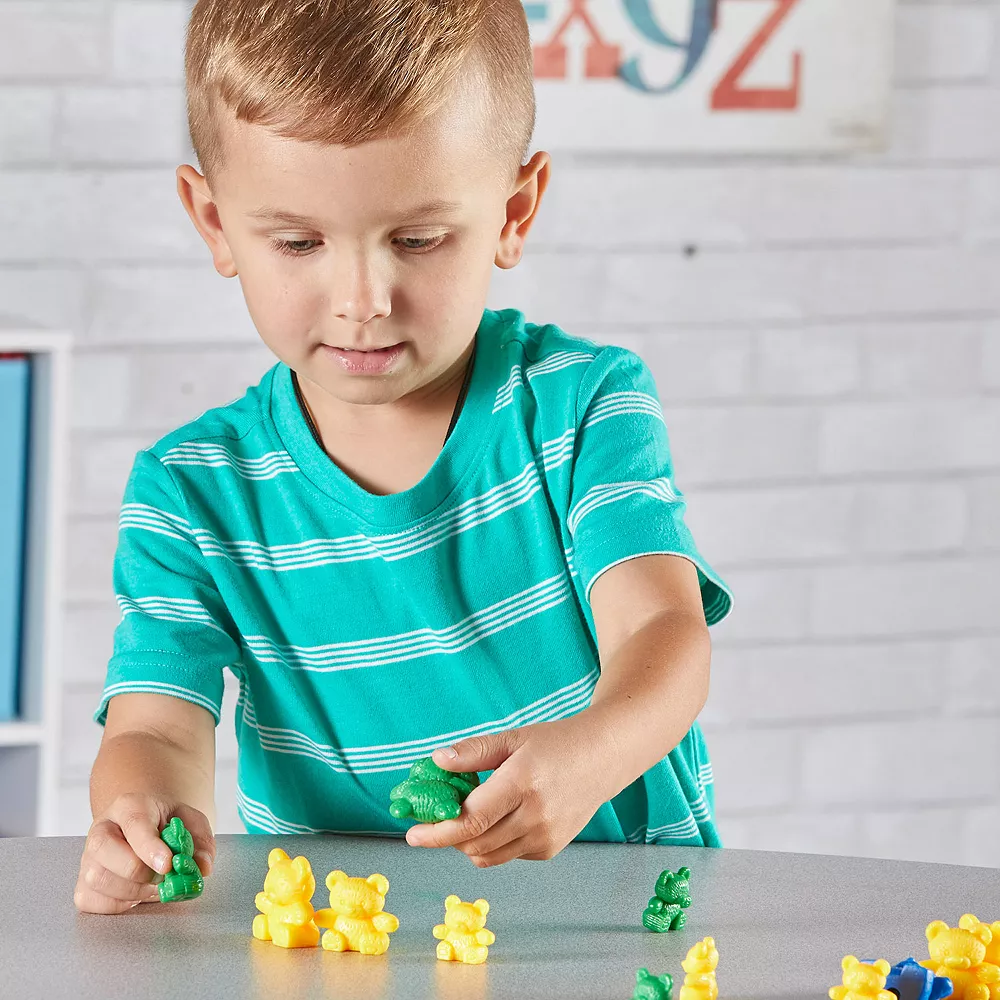 Learning Resources Three Bear Family Rainbow Counters, Set Of 96 - Image 4