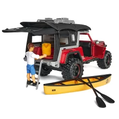 Dickie Toys Light & Sound Jeep Adventure Traveler Playset