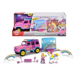 Dickie Toys Light & Sound Unicorn Trailer Playset