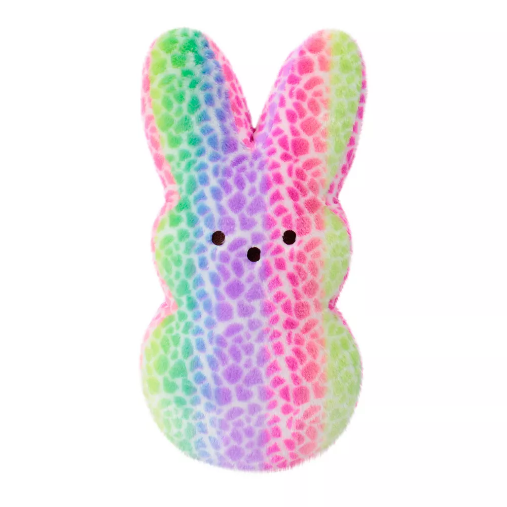 Animal Adventure Peeps 15-Inch Tie-Dye Leopard Print Bunny