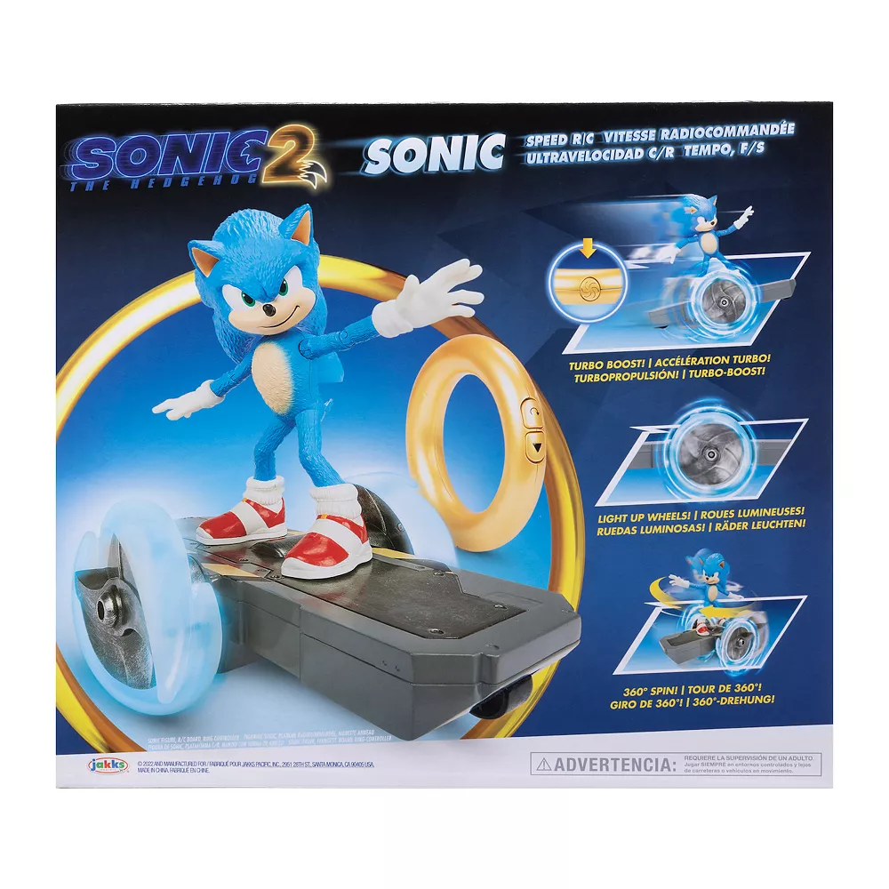 Jakks Sonic 2 Movie Sonic The Hedgehog RC Vehicle - Image 2