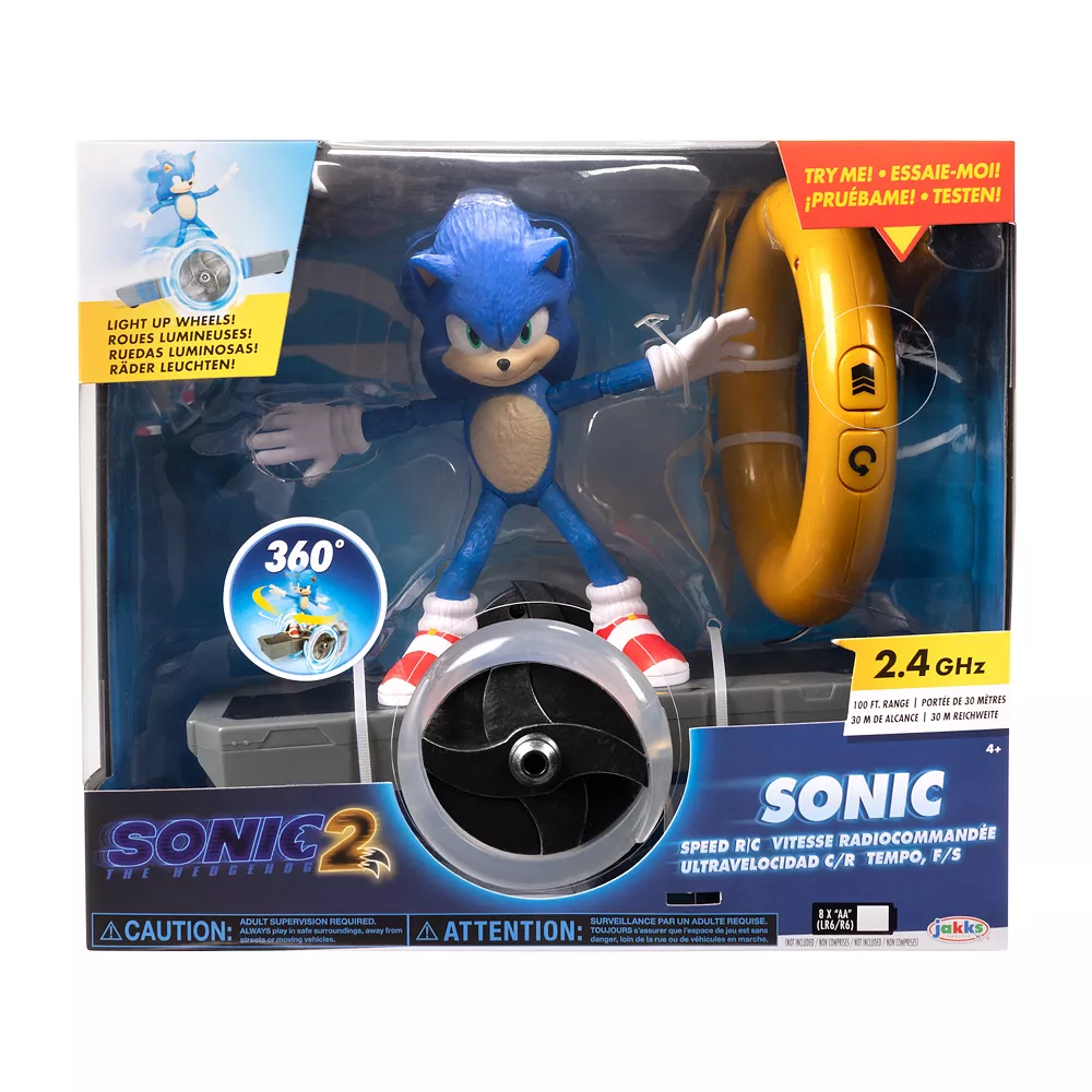 Jakks Sonic 2 Movie Sonic The Hedgehog RC Vehicle - Image 4