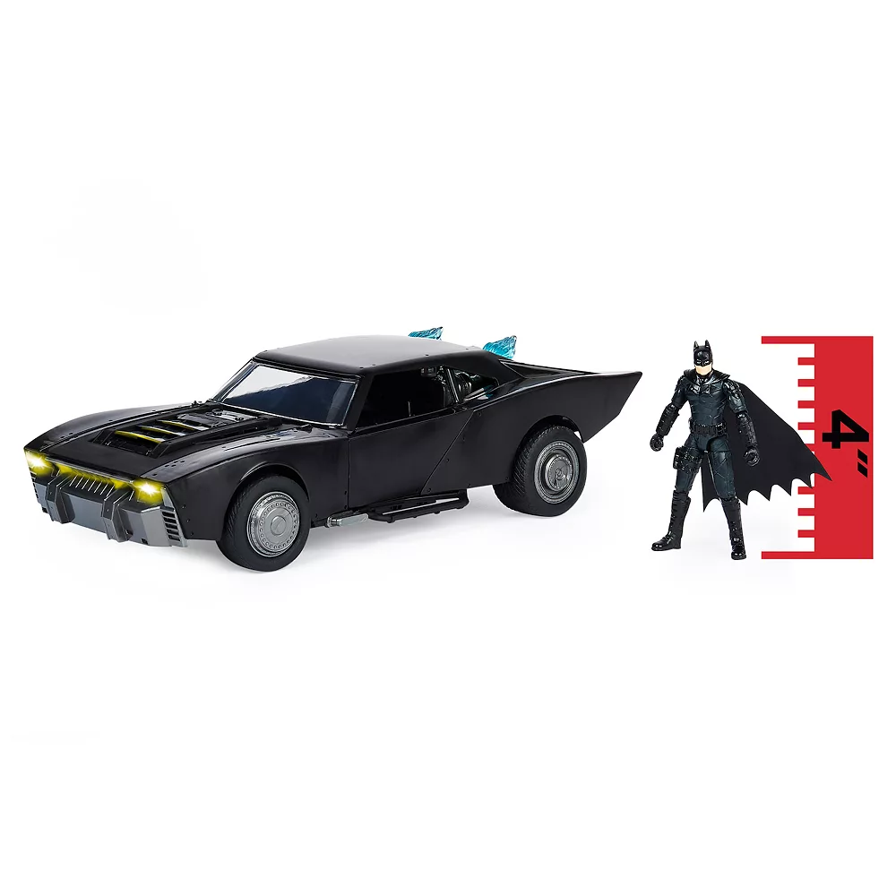 Spin Master DC Comics Batman Batmobile With 4” Batman Figure - Image 5