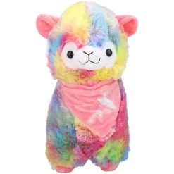 FOCO San Jose Sharks Forever Collectibles Rainbow Bandana Llama Toy
