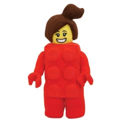 Manhattan Toy LEGO Minifigure Brick Suit Girl 13" Plush Character