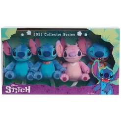 Just Play Disney's Lilo & Stitch 4-Pack Stitch Collector Plushes Set