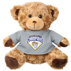 FOCO Los Angeles Rams Super Bowl LVI Champions 7.5'' Seated Shirt Bear