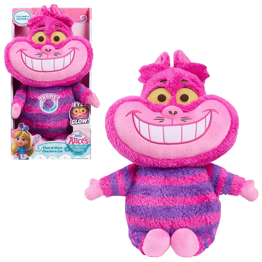 Disney Junior Alice's Wonderland Bakery Cheshire Cat Plush By Just Play