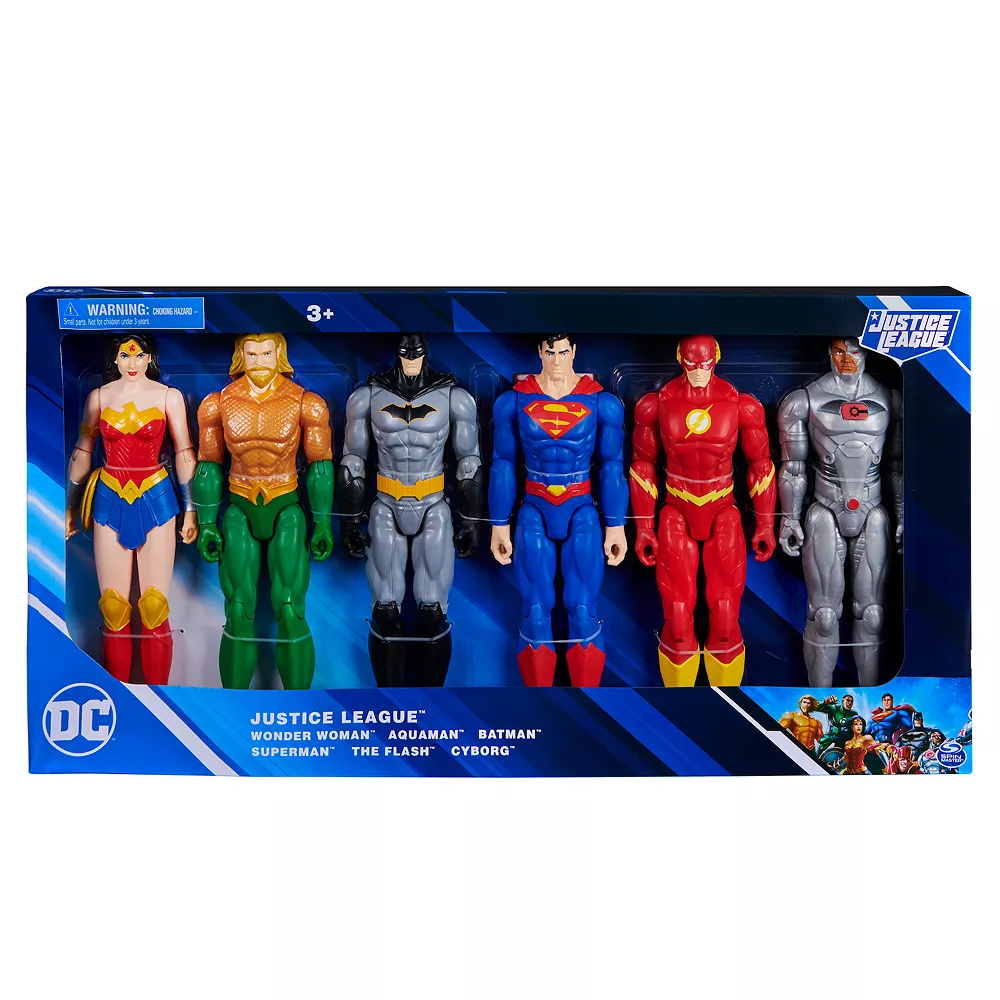Spin Master DC Comics Justice League 6-Pack Of 12-Inch Action Figures