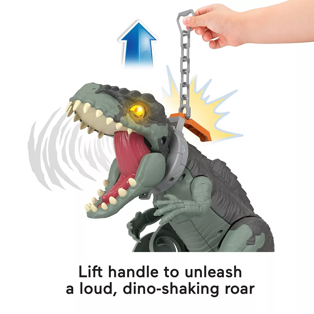 Fisher Price Fisher-Price Jurassic World Dominion Giga Dinosaur Toy With Lights & Sounds, Mega Stomp & Rumble - Image 4
