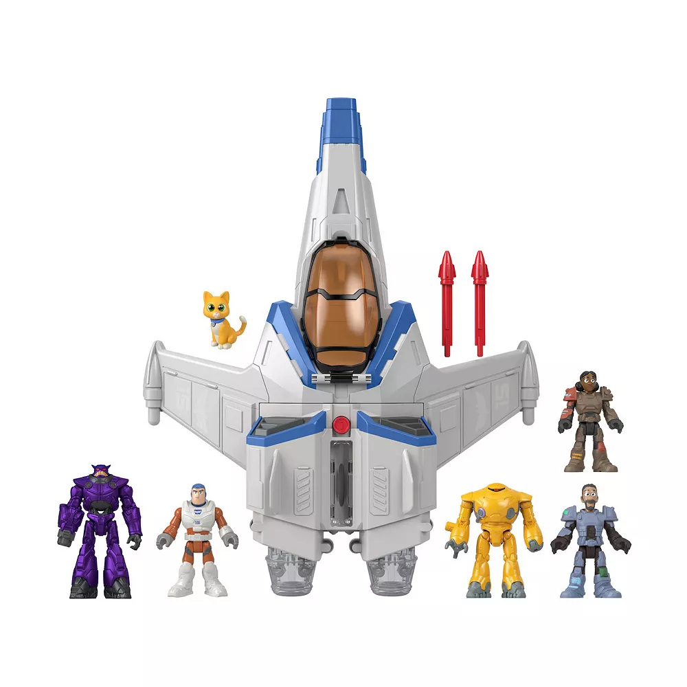 Fisher Price Disney / Pixar's Lightyear Fisher-Price Lights & Sounds Spaceship & Figure Set