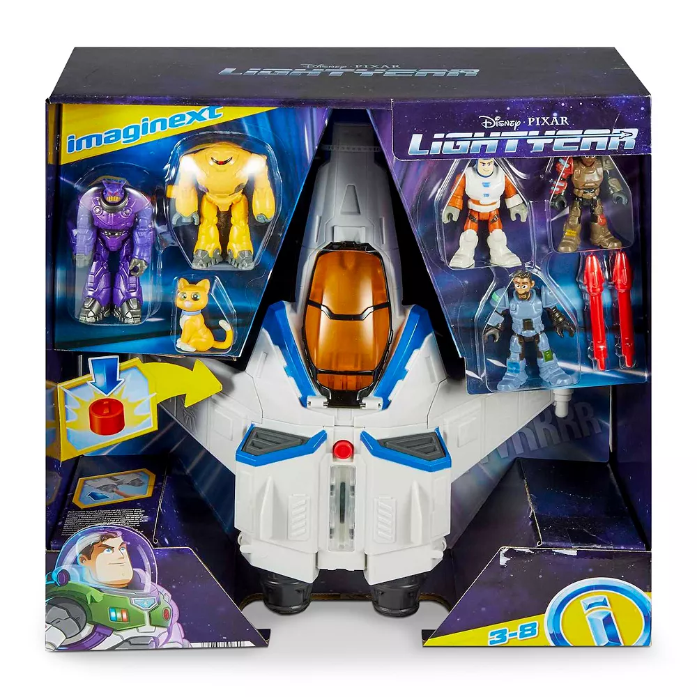 Fisher Price Disney / Pixar's Lightyear Fisher-Price Lights & Sounds Spaceship & Figure Set - Image 2