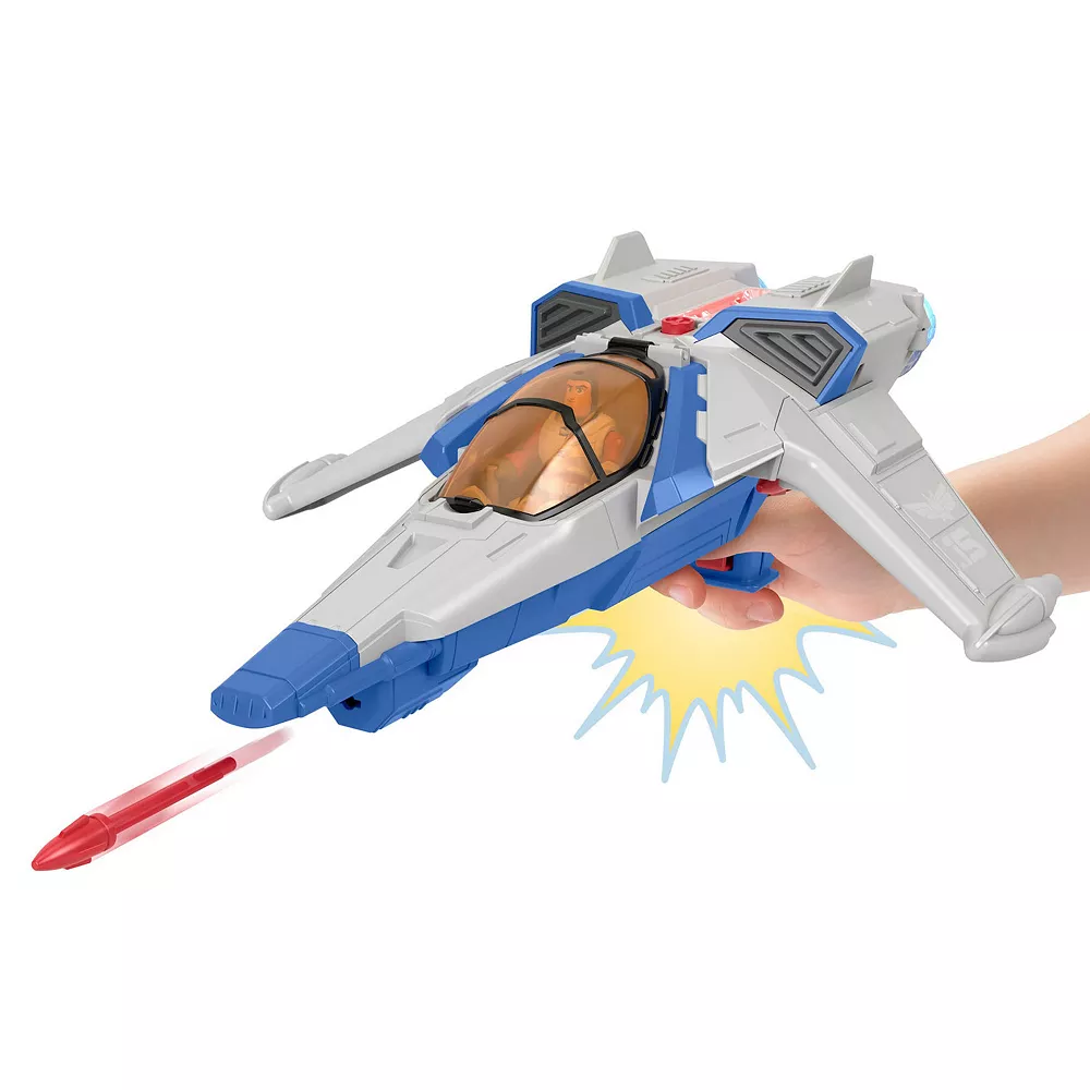 Fisher Price Disney / Pixar's Lightyear Fisher-Price Lights & Sounds Spaceship & Figure Set - Image 4