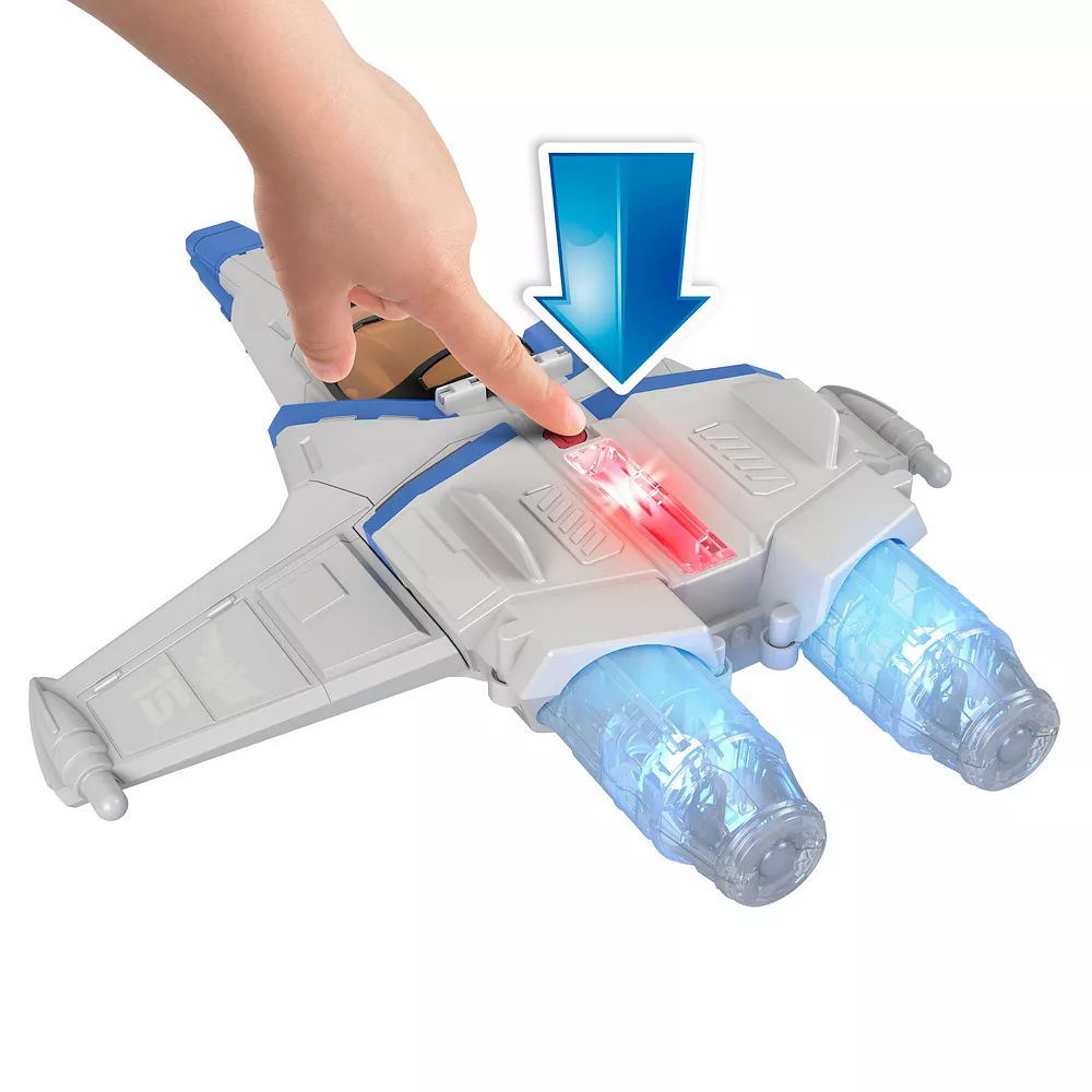 Fisher Price Disney / Pixar's Lightyear Fisher-Price Lights & Sounds Spaceship & Figure Set - Image 6