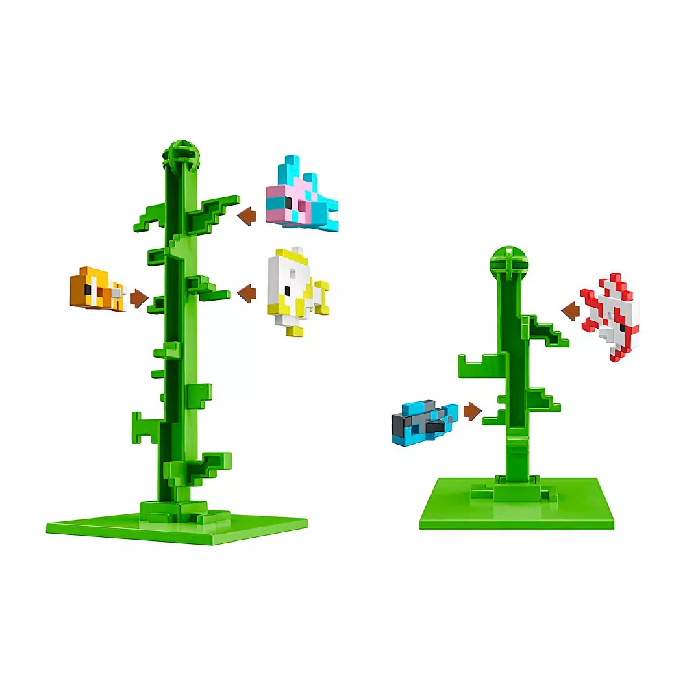 Mattel Minecraft Aquatic Defenders Figure Pack With 8 Action Figures - Image 4