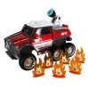 Maxx Action Fire Rescue Off Road Brush Firetruck With Lights, Sounds, Motorized Drive And Shooting Water