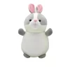 Squishmallows 12-inch HugMee Grey & White Bunny