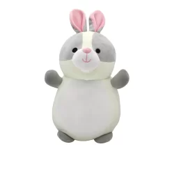Squishmallows 12-inch HugMee Grey & White Bunny
