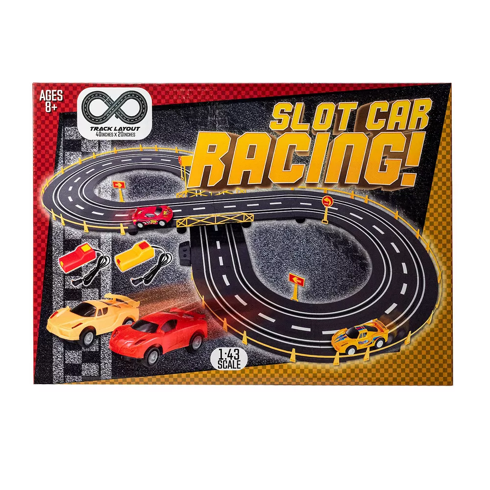 Battery Operated Slot Car Racing Track