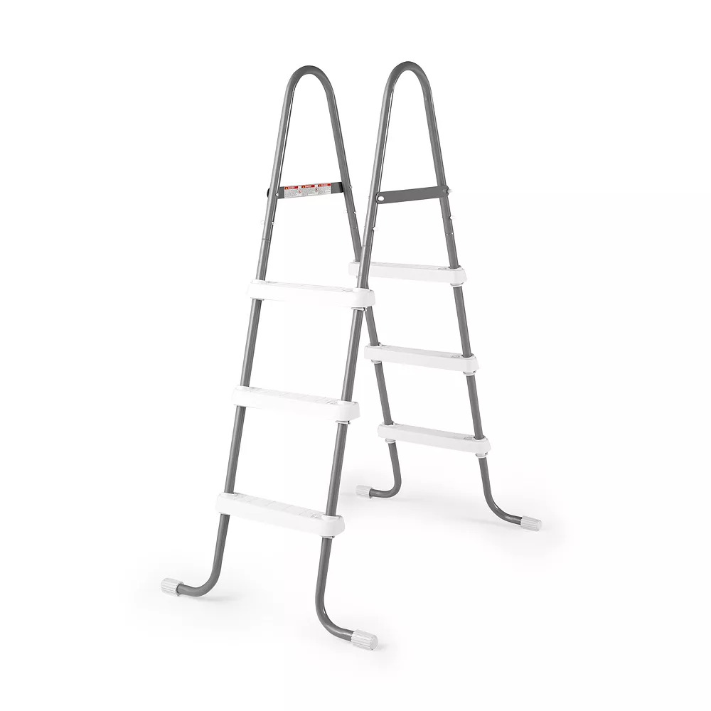 Intex Above Ground Steel Frame Swimming Pool Ladder For 42-In. Wall Height Pools