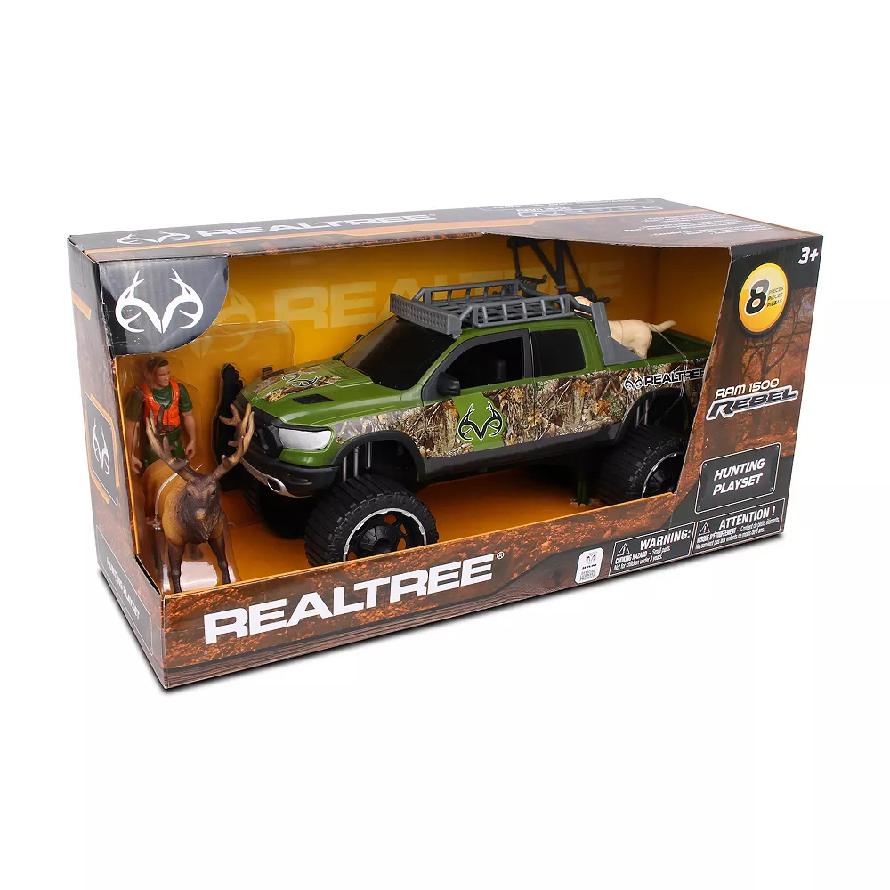 RealTree 8-Piece RAM 1500 Rebel Elk Hunting Playset