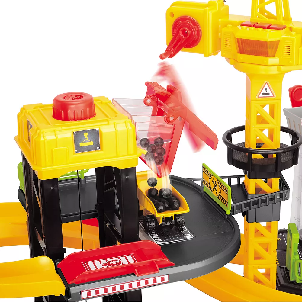 Dickie Toys Construction Playset With 4 Die-Cast Cars - Image 5