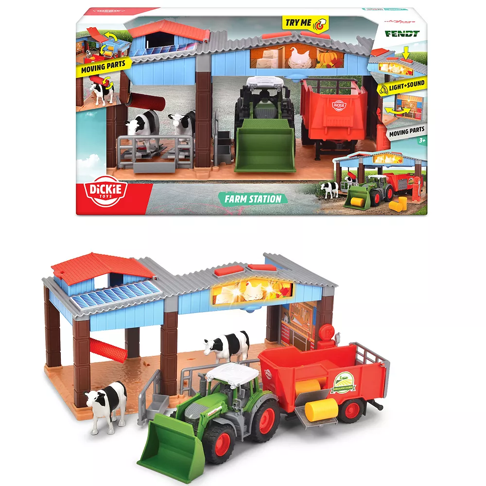 Dickie Toys: Farm Station Light & Sound Playset