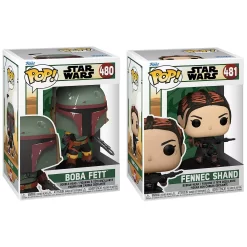 Funko POP Star Wars Book Of Boba Fett Collectors Set: Boba Fett And Fennec Shand