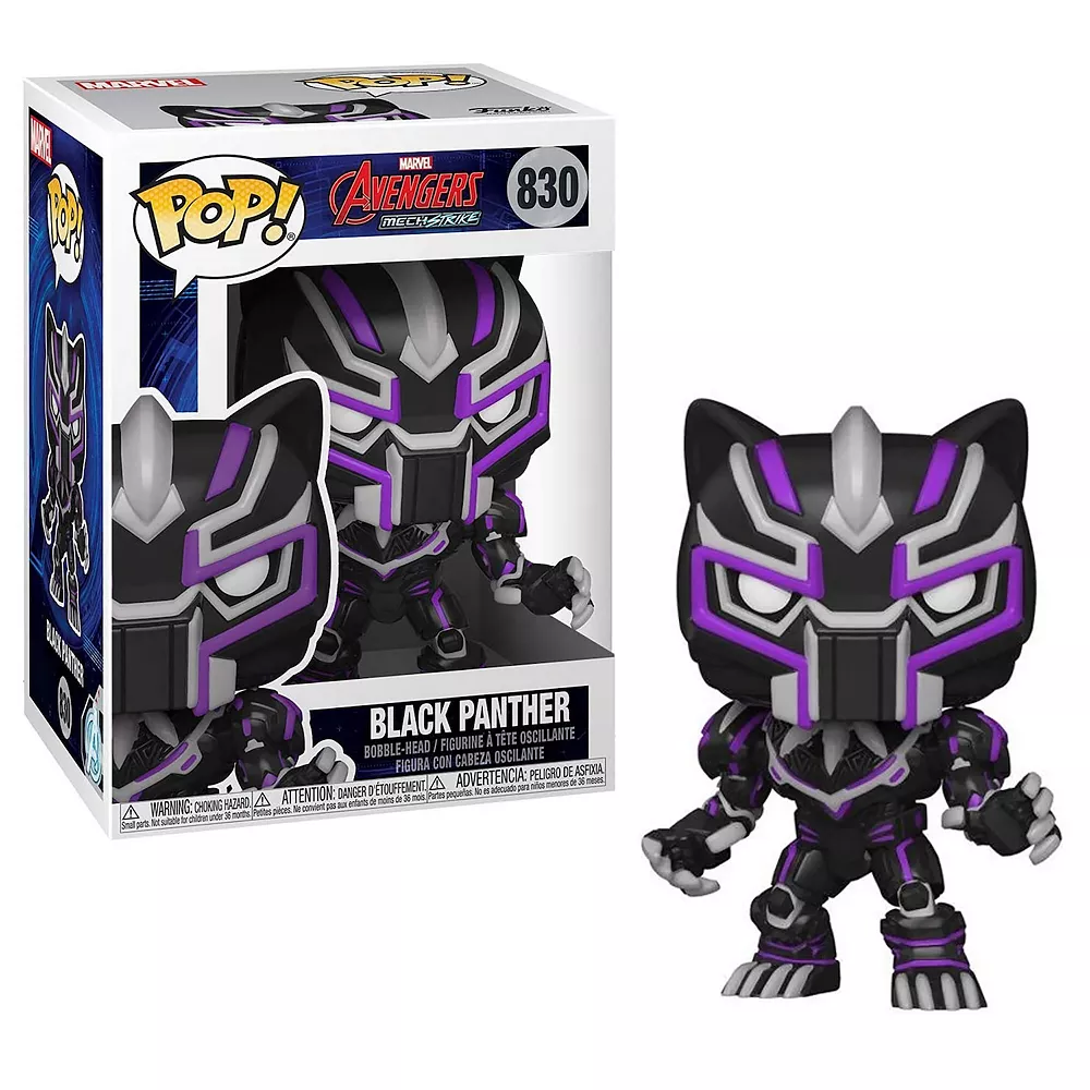 Funko Marvel: POP! Marvel Mech Collectors Set 1 - Captain American, Black Panther, Captain Marvel - Image 4