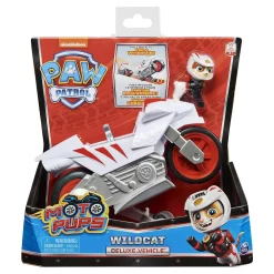 SPIN MASTER Paw Patrol Moto Pups Wildcat’s Deluxe Pull Back Motorcycle Vehicle